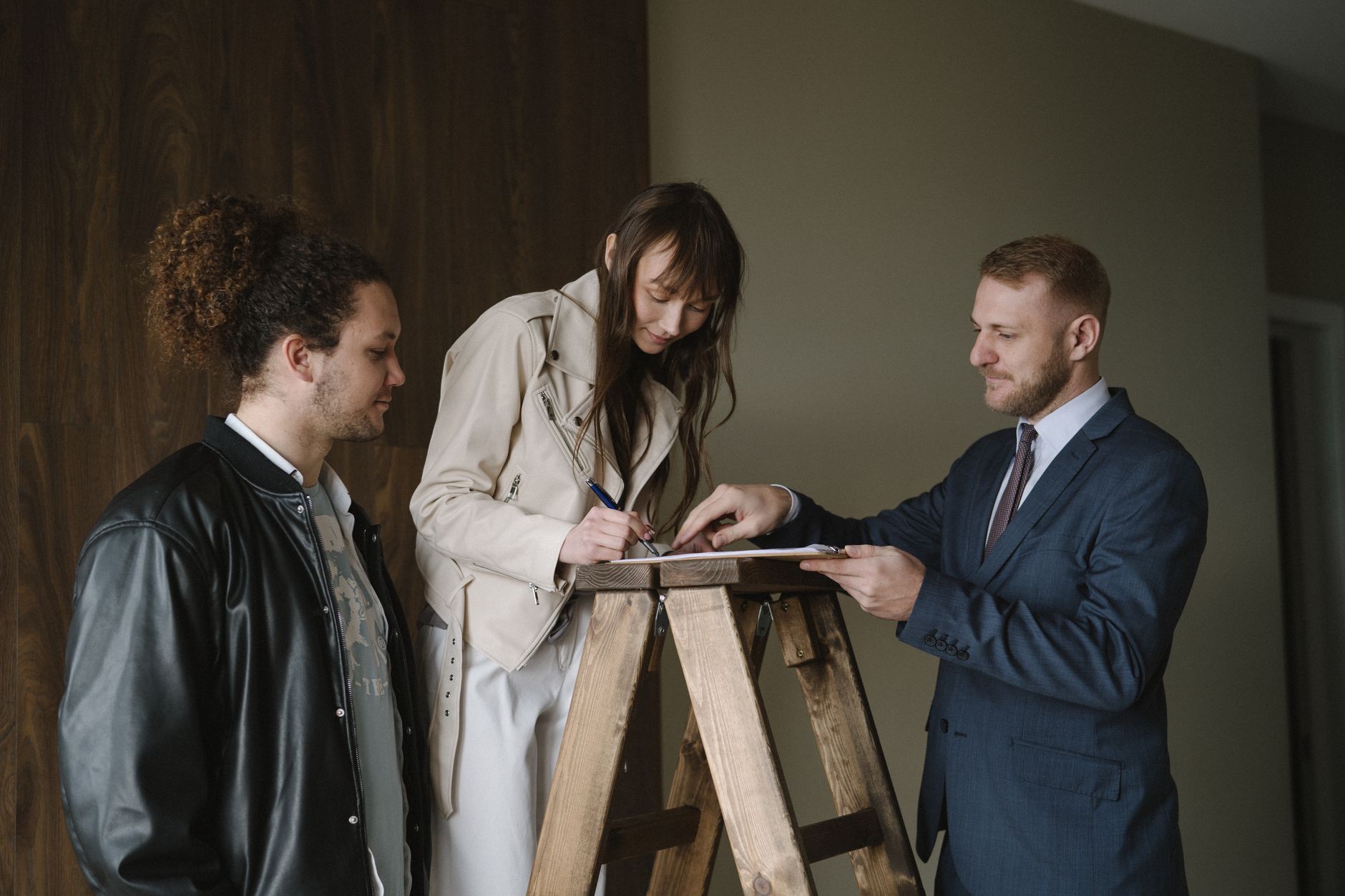 Signature d'un compromis de vente immobilière
