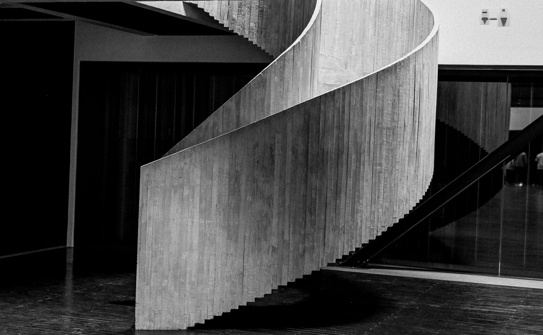 Marches d’escalier interieur vue de face